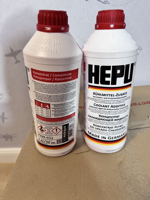 Антифриз G12 1,5л. Концентрат охлаждающей жидкости.