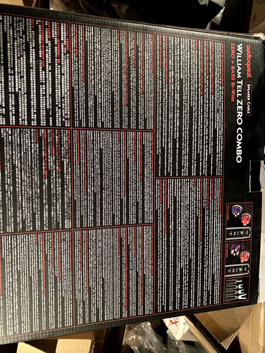 Audioquest  2.5 William Tell ZERO BiWire COMBO (Zero+Bass) banS