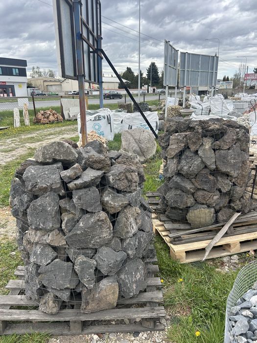 ŁUPEK BLACK STONE Czarny Kamień do Japońskiego Ogrodu Skała Kamień Ozdobny do Akwarium Malawi Tanganika Monolit Głaz Skała Monolith Sesja Scenografia