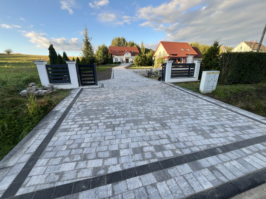 Usługi brukarskie/ utwardzenie terenu /budowa ogrodzen frontowych