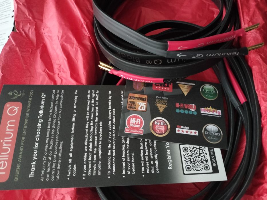 Акустичний кабель Tellurium Q Black II speaker cable