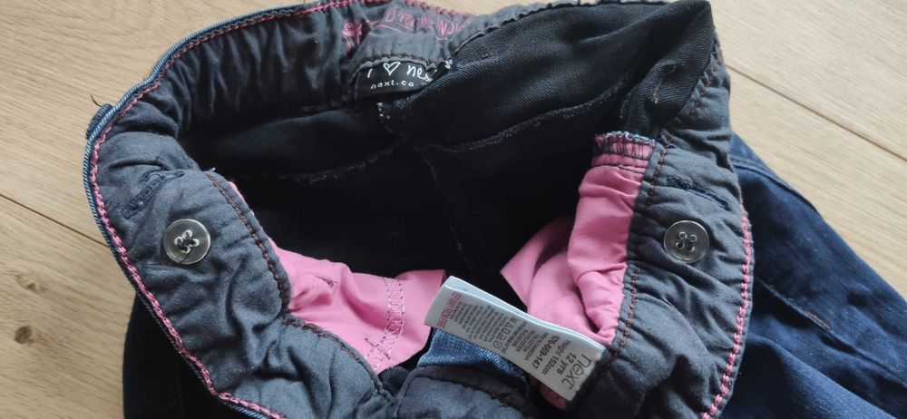 NEXT r. 152 cm jeans girl spodnie dżinsowe dziewczęce r. 152 cm (12 lat) super !