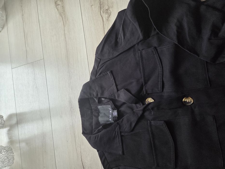 Czarna kurtka Amisu 34 Nowa