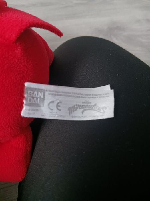 Maskotka biedronka Tikki Kwami Miraculous/ 25 cm