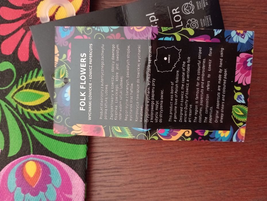 Ściereczki kuchenne 45x70 cm, wzór łowicki 2 szt.