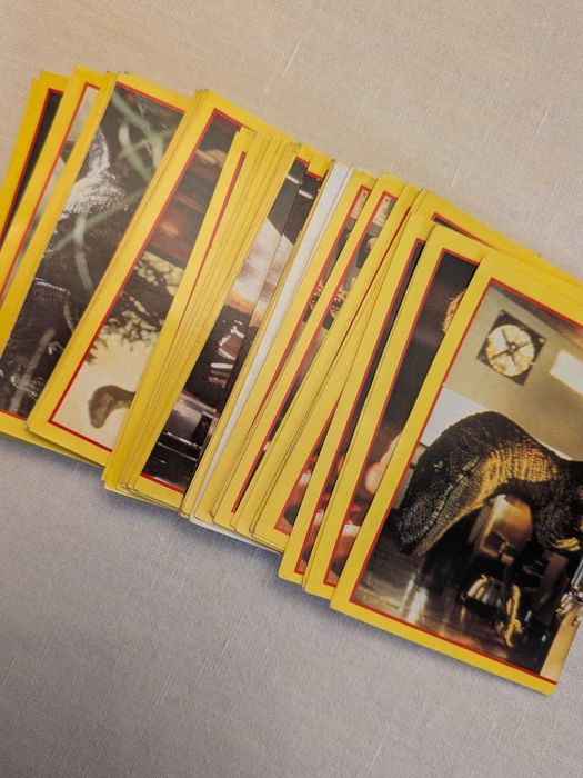 Coleção de 1052 cromos Jurassic Park (Merlin Colletions)