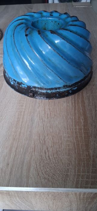 Forma do babki lata 50 te emaliowane niemiecka 20 cm antyk