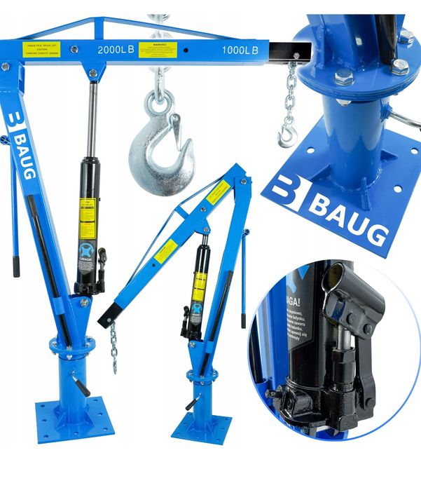 Żuraw podnośnik HDS na busa podnośnik zagęszczarki