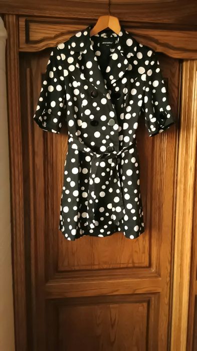 Płaszczyk retro grochy Atmosphere rozm. 38