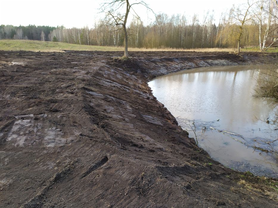 Spycharka spych koparka Niwelacja  równanie