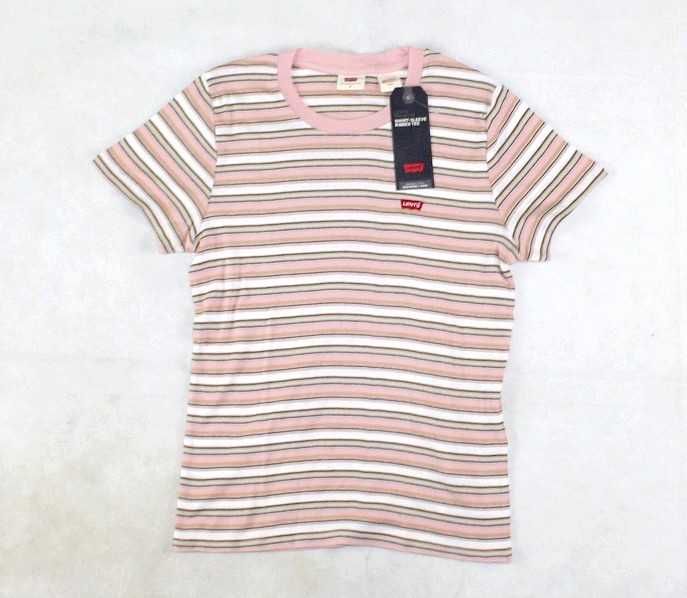 Damska koszulka Levi's - Short-Sleeve Ribbed t-shirt nowa Levis - M