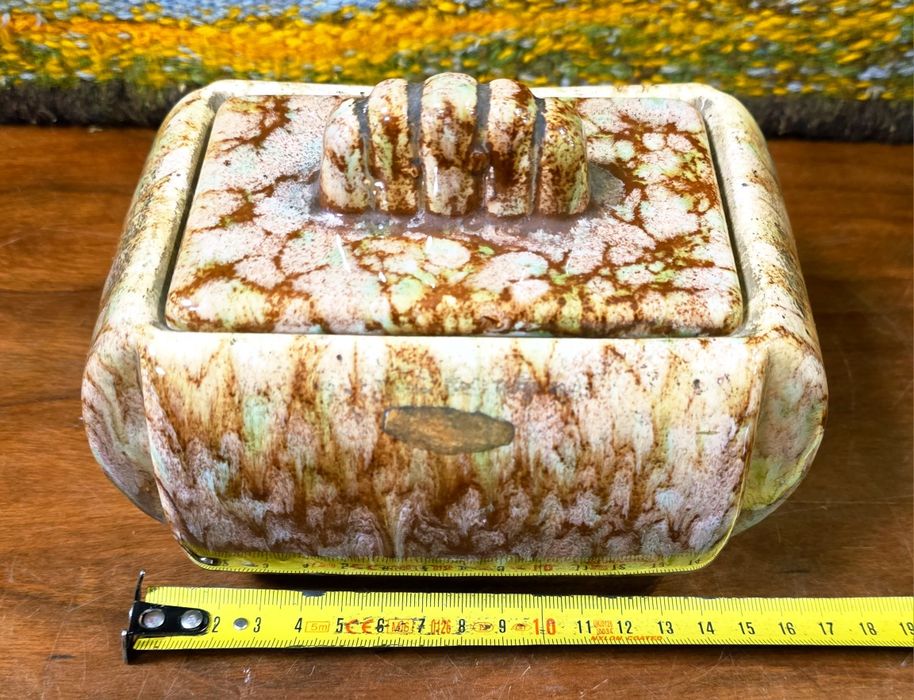 Puzderko ceramiczne - Art Deco, Jasba