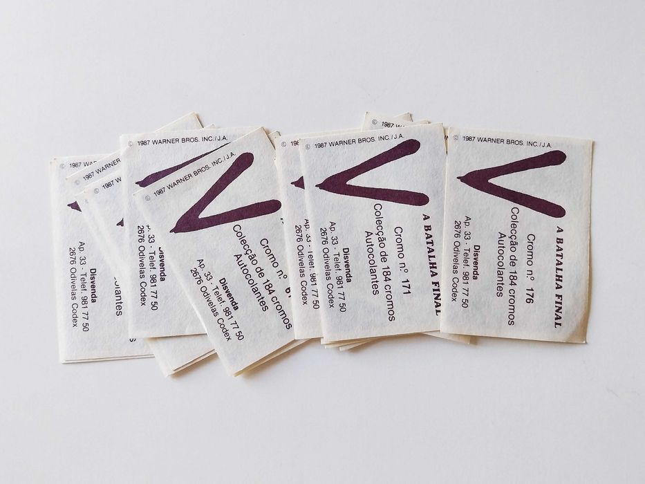 16 cromos (15 diferentes) V A BATALHA FINAL | Disvenda lote ou venda avulso
