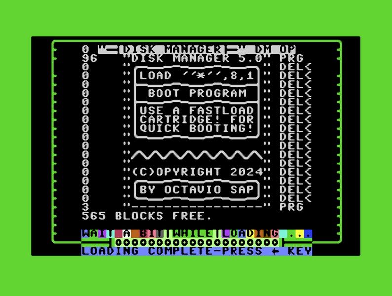 Disk Manager /Revival de diskettes de 5,25 para commodore 64.