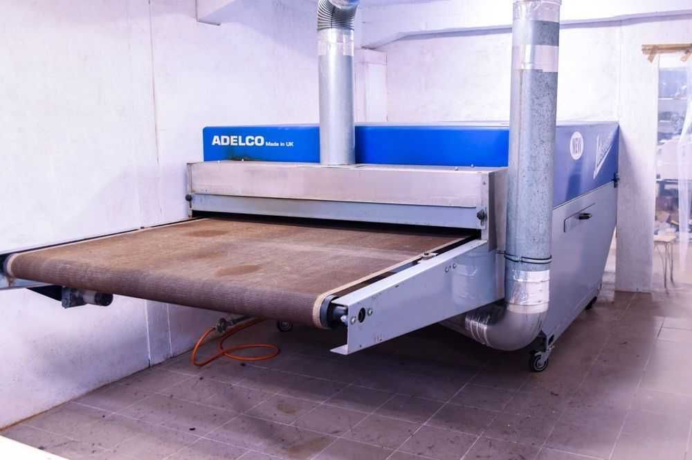 Gazowy Tunel Suszący Adelco do sitodruku, DTG