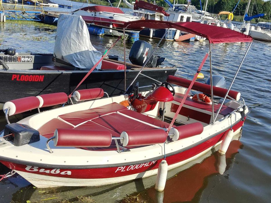 łódka motorowa rekreacyjno-wędkarska, silnik YAMAHA 30 KM