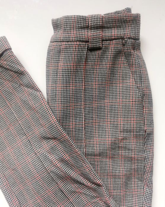 Eleganckie spodnie w kratę SX