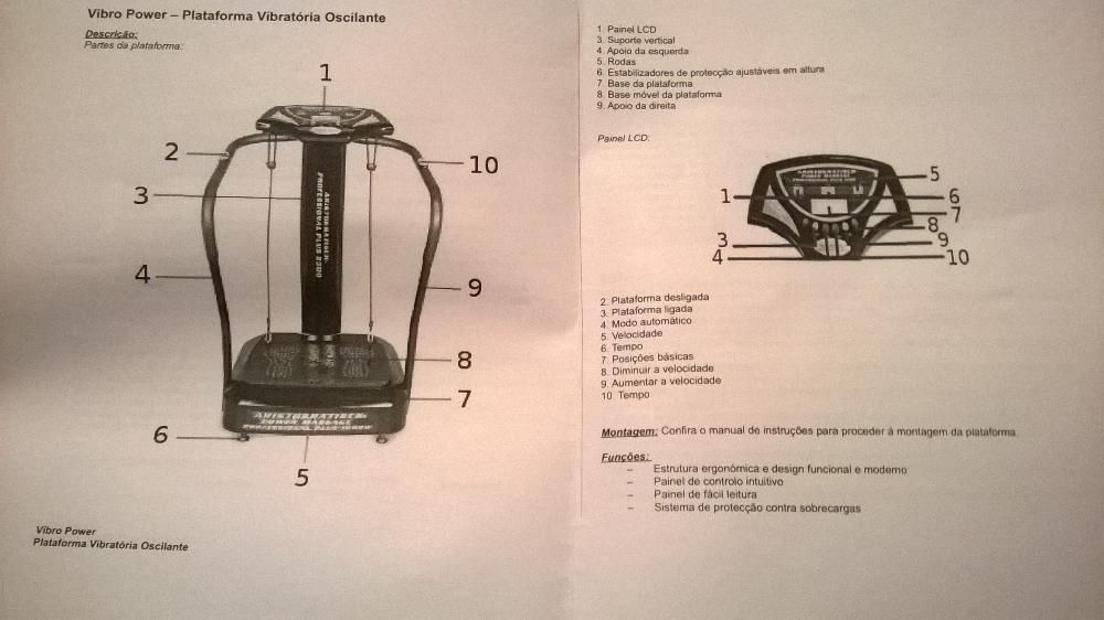 Plataforma Vibratória Oscilante Aristokrastich