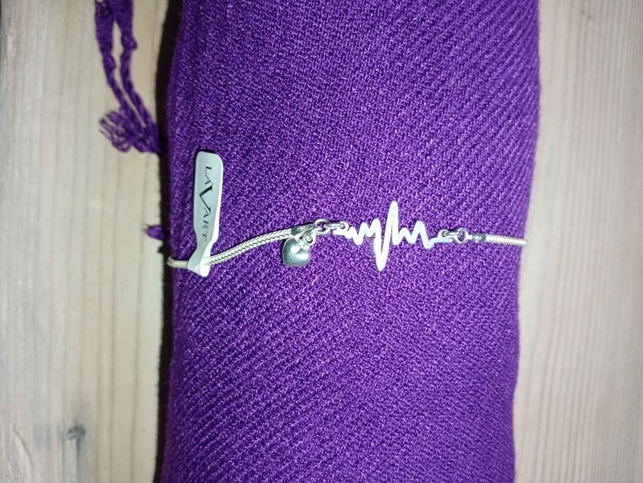 Bransoletka srebrna nowa, EKG