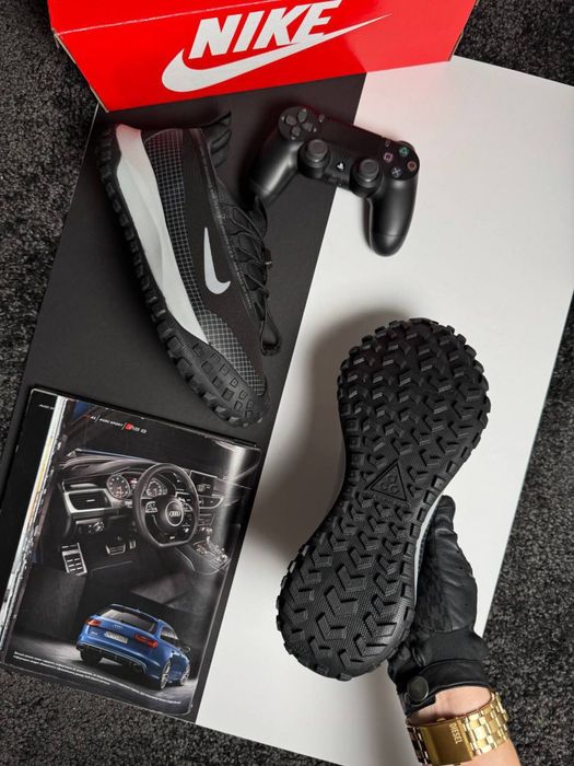 Чоловічі кросівки найк маунтін флай Nike ACG Mountain Fly Low GTX Black Grey [41-46]