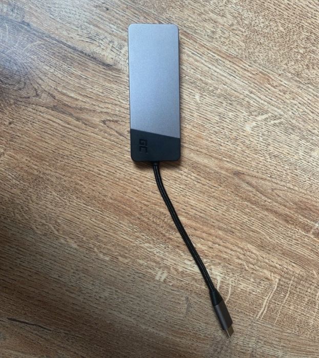 Hub USB-C 7w1 Green Cell Connect – 4K 60Hz / PD 85W / USB 3.1 / SD