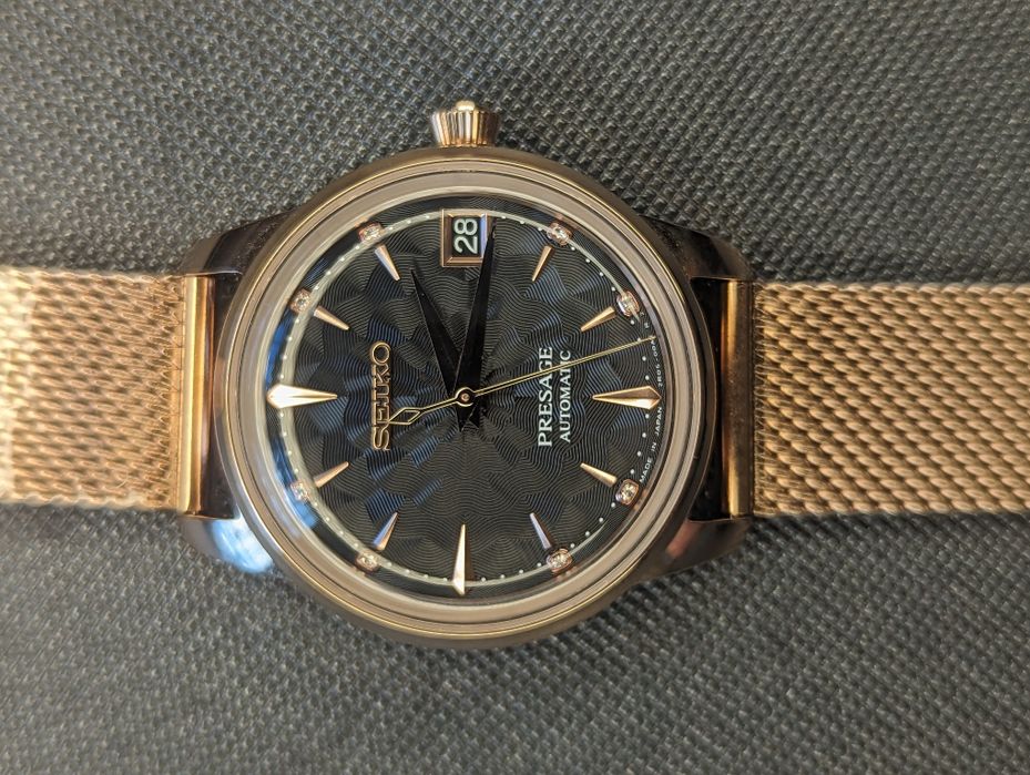 Seiko mod coctail time lady damski różowe złoto 33mm