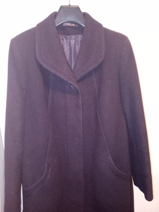 Długi płaszcz zimowy 42