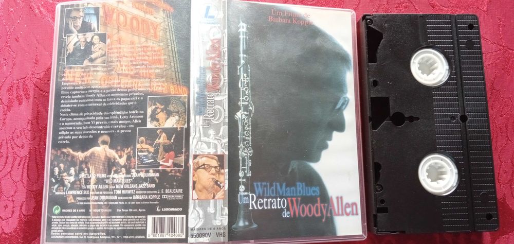 Wild Man Blues Vhs-Retrato de Woody Allen-B.Kopple-Original-10EDesde2E