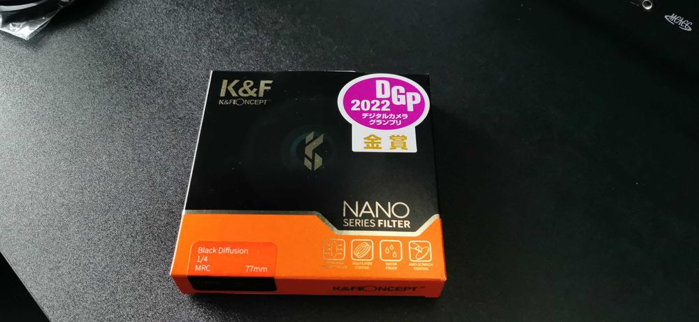Filtr Black Mist 1/4 K&F Concept Nano X dyfuzyjny 77mm