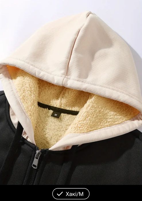 Чоловіча Куртка бомбер зимова Унісекс з хутром S -M-  L