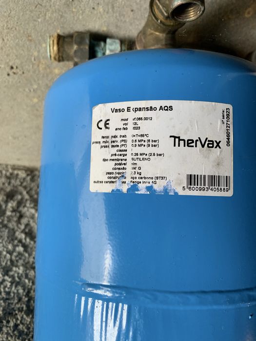 Vaso de expansão   12L fabrico 2023