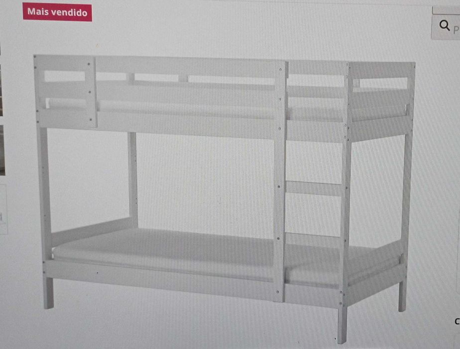 Beliche Ikea usado bom estado (com colchões)