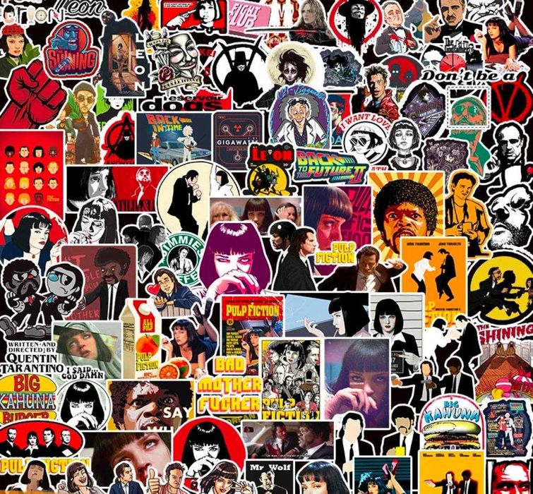 Стикеры на разную тематику, огромный выбор, наклейки от 25 штук