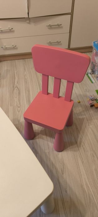 Stolik i krzesło mammut dla dziecka