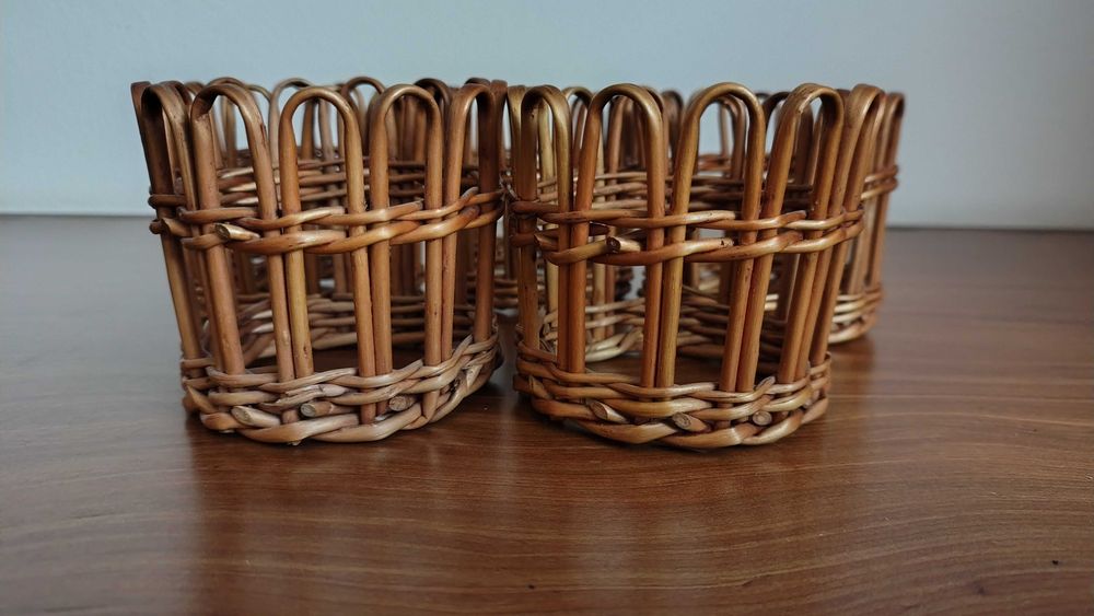 Uchwyty do szklanek wiklinowe 6 szt