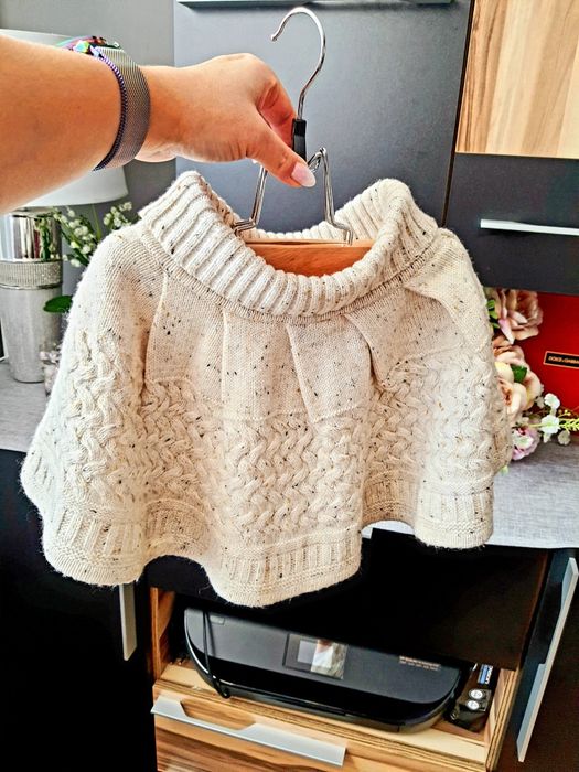 Ponczo sweterek Yd 110cm 4-5 lat