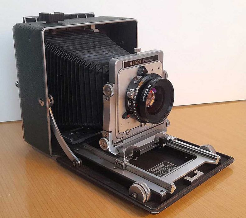 aparat wielkoformatowy BUSCH Pressman model D 4x5 cala (9x12)