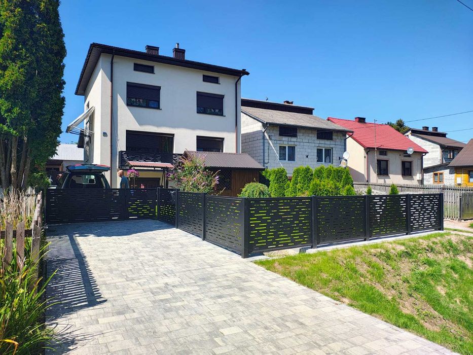 Ogrodzenie wycinane laserowo przęsła, brama, furtka łatwy montaż