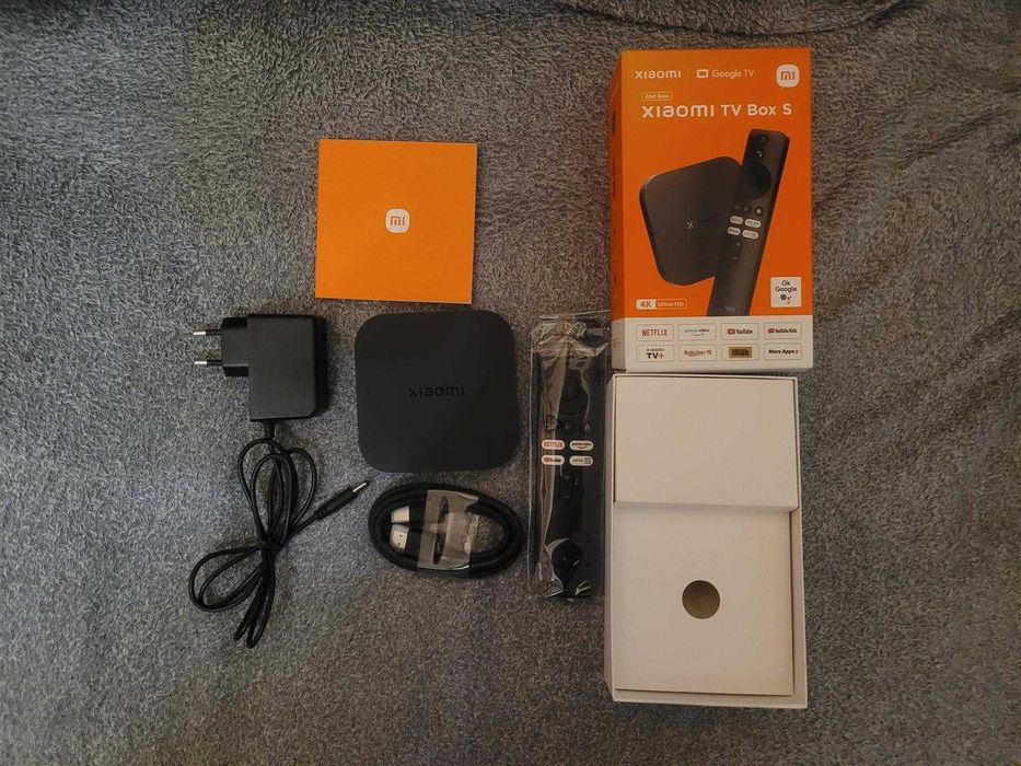 Xiaomi TV Box S 2nd gen  - Google TV, Smart, NETFLIX, YOUTUBE, 4K, Kpl
