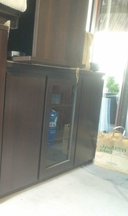 Drewniane komody ciemny brąz (CENA ZA ZESTAW 500 ZŁ!!)