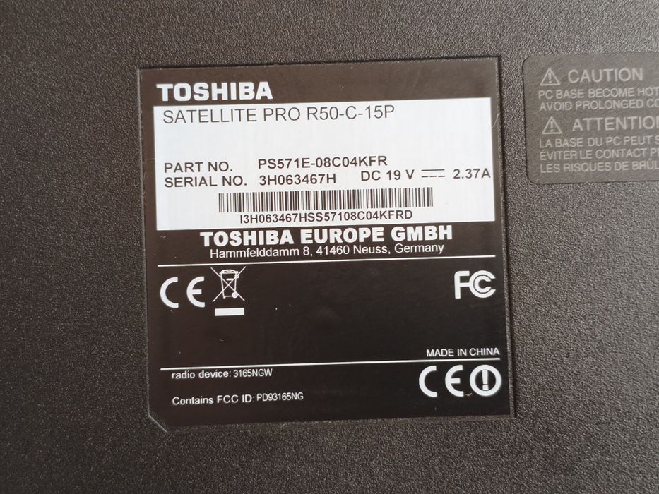 *Win10* Portátil Toshiba i3, bateria 3h30, 500GB, Bluetooth, Office 2024, teclado novo