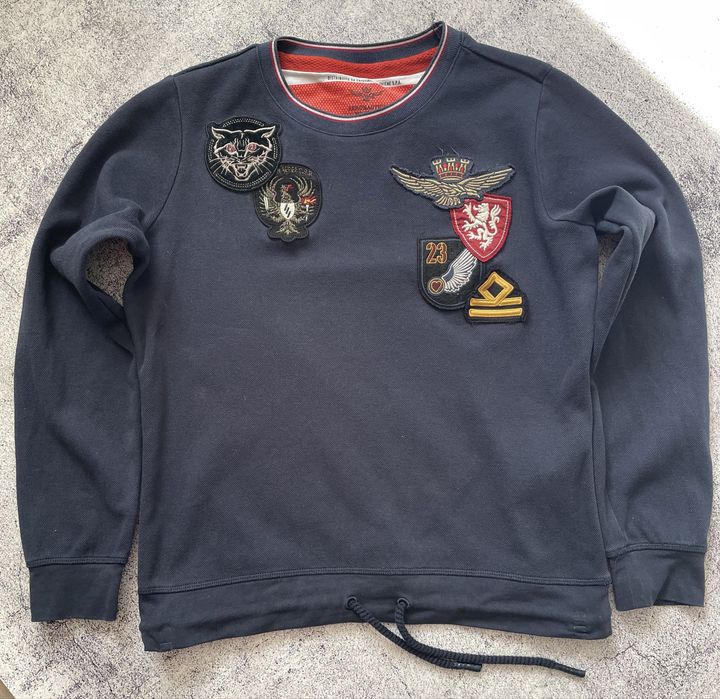 Брендовий свитшот Aeronautica Militare в мілітарі стилі