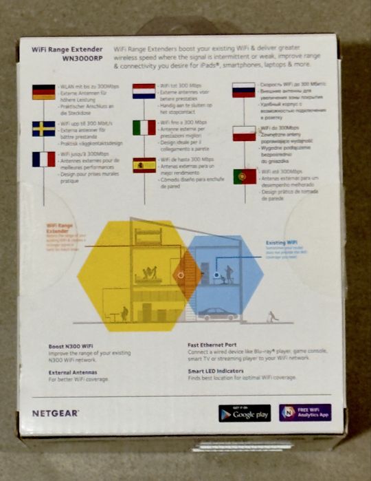 Extensor WiFi Netgear N300 – Aumenta o Sinal em Casa