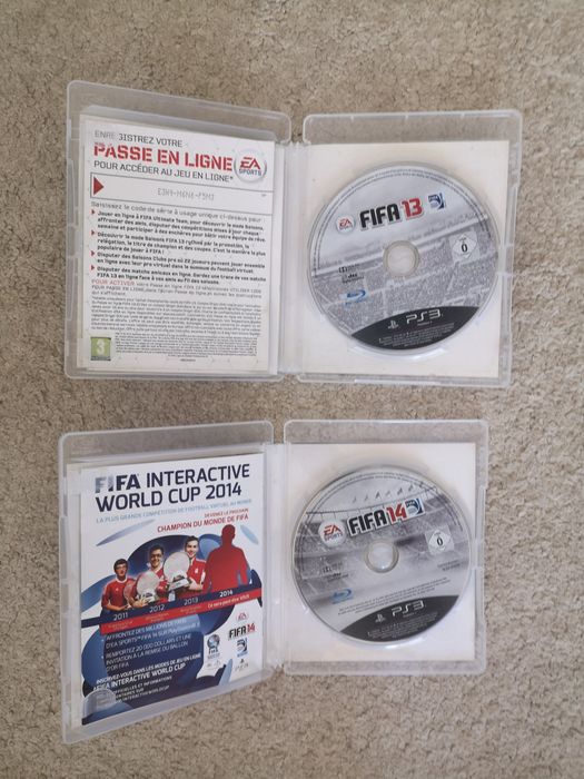 Conjunto de 8 jogos FIFA para PS3