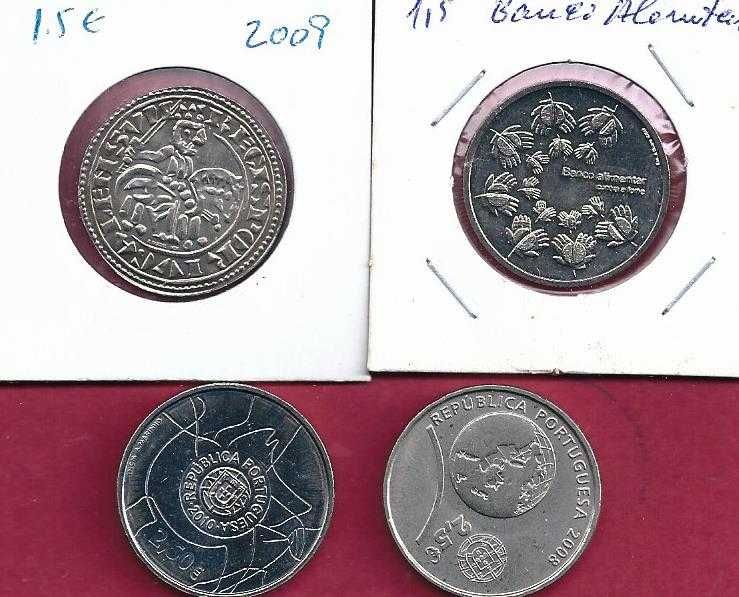 MOEDAS Euros  1,5  2,5  e 5 euros 7 Moedas