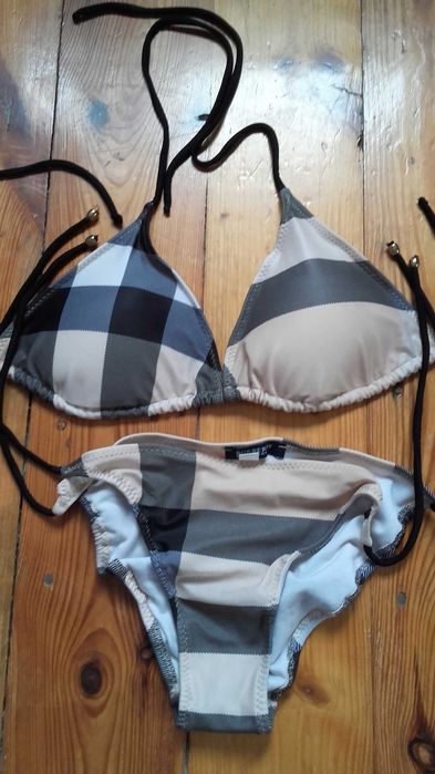 Bikini Burberry duża kratka