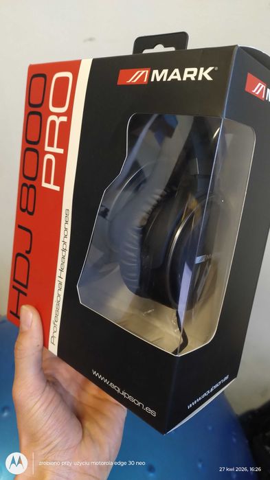 Słuchawki Mark HDJ 8000 PRO nowe