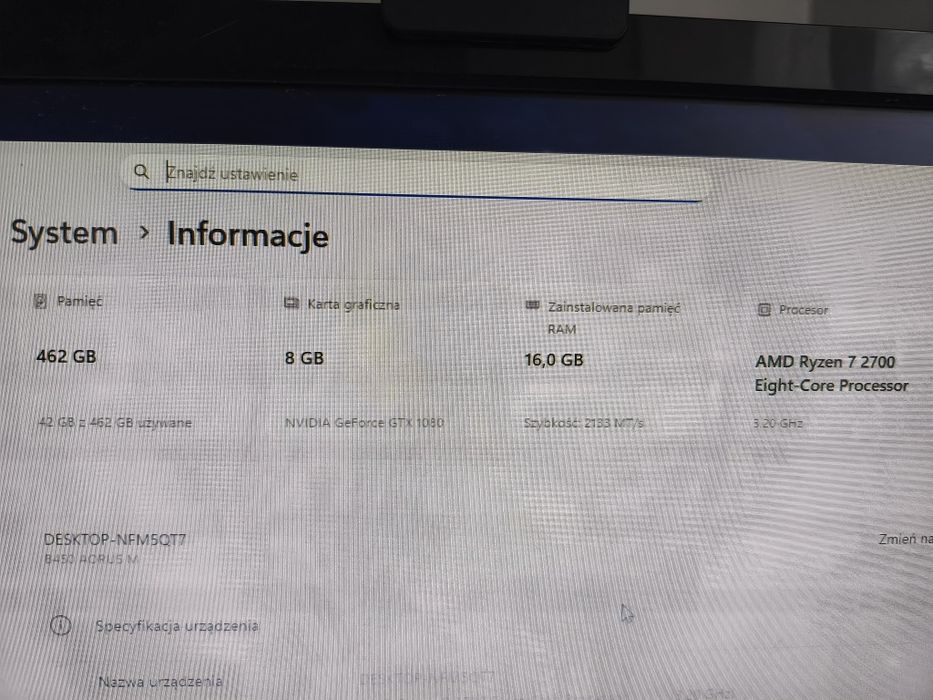 Ryzen 7 2700, GTX 1080 8gb, 16gb DDR4