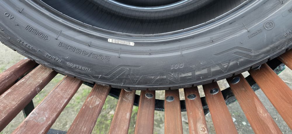 Bridgestone Alenza 001 265 45 R21 108H XL 2 szt ochronny rant 2024 rok Nowe