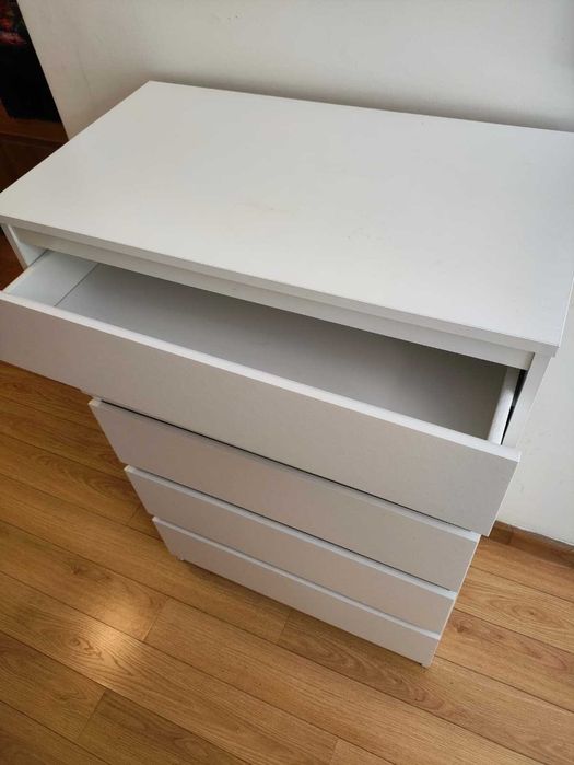 Cómoda IKEA KULLEN 5 Gavetas (Branca) – Como Nova